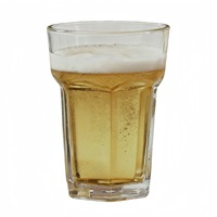 Mug à bière octogonal moderne réutilisable de grande capacité en verre pour boissons froides et mojitos – Vente en gros directe usine