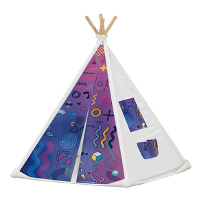 1.5M hauteur indien <span class=keywords><strong>Tipi</strong></span> tente modèle 3D bricolage filles <span class=keywords><strong>princesse</strong></span> château tente modèle rose auvent tente jouet pour fête - Product Image 6