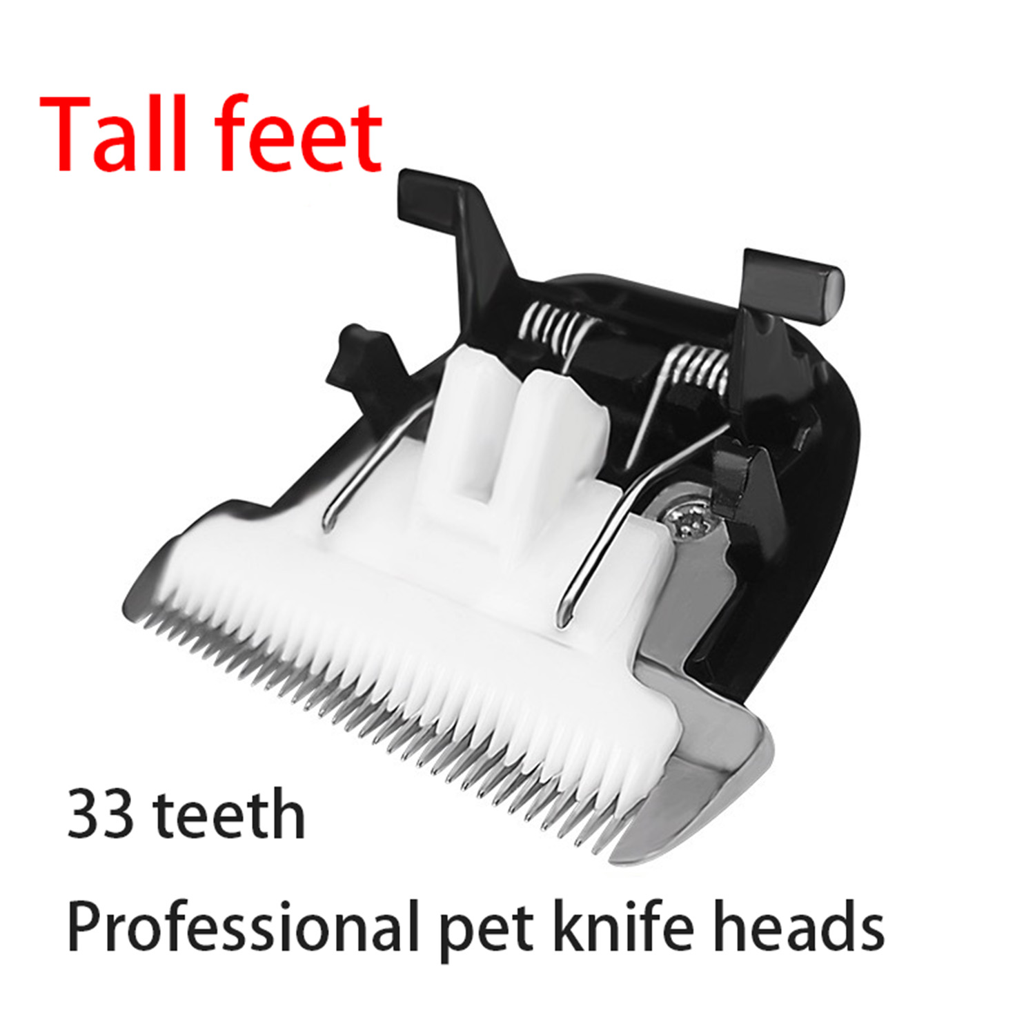 Pieds hauts noirs 33 dents