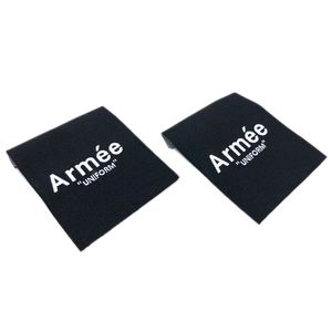 Étiquettes tissées personnalisées avec logo et nom d'entreprise, étiquettes pliées pour vêtements - Product Image 2