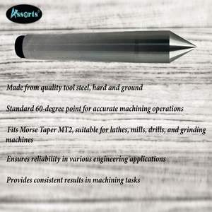 Herramientas de Ingeniería de Acero para Herramientas de Calidad Variada, Centro de Torno de 60 Grados, Ranura Recta, Rectificado Duro, Taladro, Fresadora, Amoladora (MT2) - Product Image 3