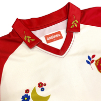 Camiseta de fútbol retro personalizada para hombre, camiseta de fútbol recortada cuadrada de poliéster de malla holgada