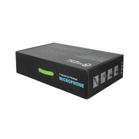 Sistema de Micrófono Inalámbrico UHF-4700 de 4 Canales Accuracy Pro Audio, Micrófono Inalámbrico UHF Profesional de Mano