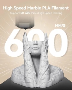 Filament PLA marbré haute vitesse 5 kg 1,75 mm Bobine de 1 kg (2,2 lb) Filament d'impression compatible avec la plupart des imprimantes FDM - Product Image 2