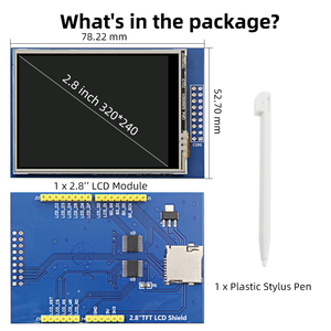 شاشة لمس LCD XLW بوصة شاشة عرض * ، RGB 65K اللون لأردوينو - Product Image 4