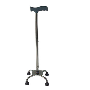 Canne de marche à quatre griffes en alliage d'aluminium, réglable, antidérapante, pour personnes âgées, aide à la mobilité, randonnée, camping, équipement de fitness - Product Image 3