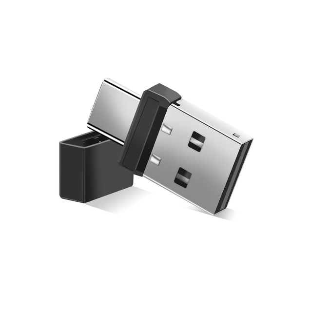 Hidden Size Design Jiggler Type C, Mini Jiggler Usb and Type C Receiver, Mouse Shaker Jiggler Undetectable