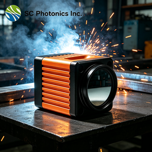 Tête de soudage laser SC Photonics Inc. 1000W 220V, corps métallique avec ailettes de refroidissement pour usage industriel, compatible avec les machines à souder - Product Image 1