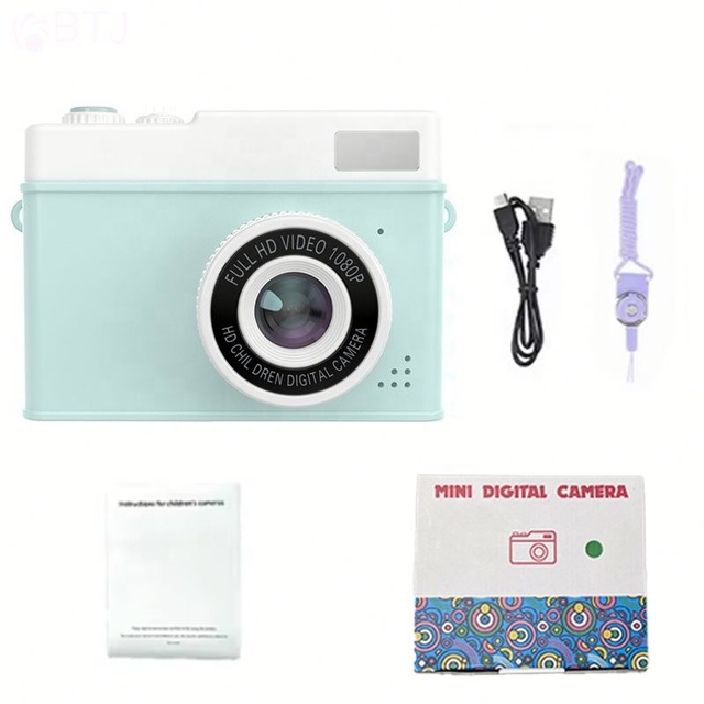 HD Digital Camera 1080P Vintage Digital Cameras Video Camcorder Portable Vlogging Camera for Children Adults Beginners