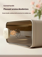 Boîte de rangement pour vêtements, sous-vêtements et chaussettes en plastique PP moderne, forme rectangulaire, capacité >15L, finition brillante, utilisation en chambre à coucher