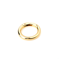 Accessoires de mode en gros : Anneaux à ressort métalliques en alliage de zinc de 20 mm, 24 mm, 60 mm, boucles en O pour sacs