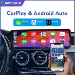 NaviHua 14.9 Multimedia GPS Navigation Carplay Android Screen New Upgrade for Mercedes Benz C GLC Class W205 X253 2015 2018 - Product Image 3