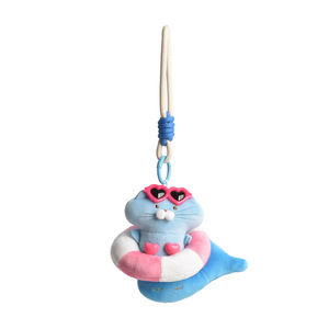 Bambola di peluche Mimi a forma di pesce, brutta <span class=keywords><strong>e</strong></span> carina, piccolo ciondolo per borsa, decorazione da appendere, piccolo regalo, portachiavi per auto - Product Image 3