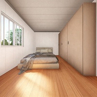 Maison conteneur préfabriquée à bas coût, à assemblage rapide, démontable, en kit plat, pour bureau, hôtel, appartement, habitation, café, boutique, bar, chambre