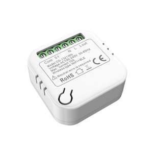 Module de commutateur intelligent WiFi 10A pour relais de disjoncteur miniature AC100-240V, ligne neutre et phase, en matériau PC, compatible Alexa et Google Home - Product Image 2