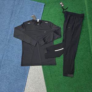 Nieuw merk sport hardlopen fitnesstraining stretch atletiek heren en dames sport-T-shirt met lange mouwen en ritssluiting - Product Image 5