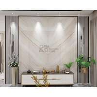 Modernes Design 1600*3200 Onyx Gesinterte Steinplatte für Bodenfliesen TV-Hintergrundwand