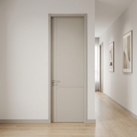 Porte latérale moderne en bois massif pour usage intérieur dans chambre, hôtel, maison, bureau