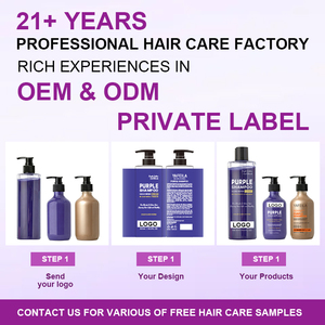 Champú Protector del Color Morado Sin Parabenos, Champú Tonalizante Violeta Nutritivo <span class=keywords><strong>para</strong></span> <span class=keywords><strong>Cabello</strong></span> <span class=keywords><strong>Rubio</strong></span> Decolorado - Product Image 6