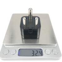 Adaptateur de voyage universel UK/US/EU/AU vers petite prise sud-africaine, adaptateur de prise secteur multi-prises AC pour l'Inde