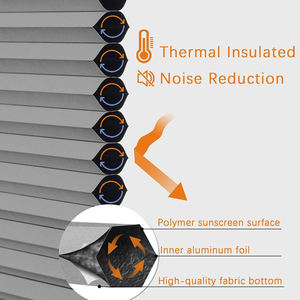 ظلال خلوية بحجم مخصص ستائر نوافذ مقاومة للماء مع إطار ستائر سماوية غرفة مظلمة - Product Image 4