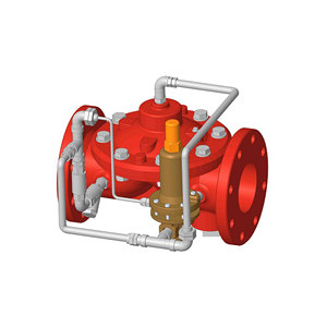 Vanne de réduction de pression homologuée UL FM, 300 PSI, à brides, en fonte ductile, pour système de protection incendie, OEM - Product Image 1