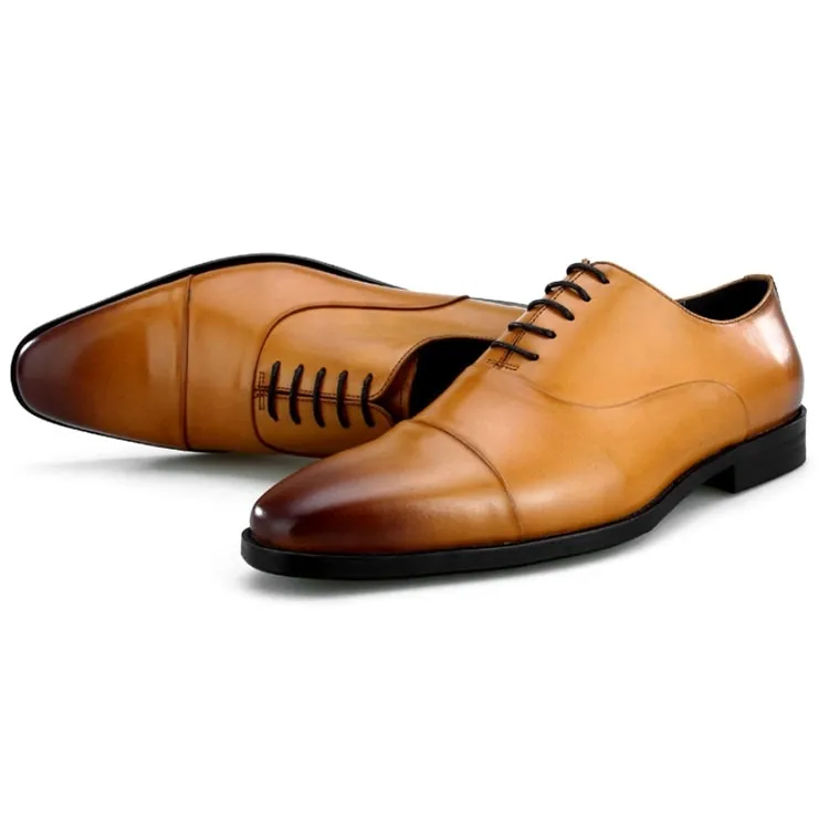 Italian Brazilian Leather Dress Shoes Winter New Design Leather Shoes Men