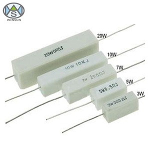 Điện Trở Xi Măng Lõi Gốm Loại Ngang 1W 3W 5W 6W 10W 15W <span class=keywords><strong>20W</strong></span> 25W 30W 40W 50W 100W SQP - Product Image 3