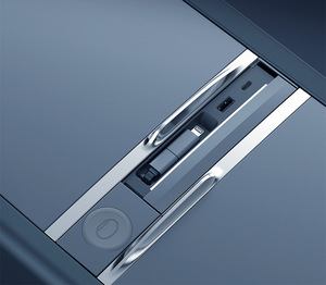 2025 nuovo modello Tesla Y/3 auto Docking Station di controllo <span class=keywords><strong>centrale</strong></span> 80CM cavo retrattile ABS Wireless ricarica Apple kit interni - Product Image 6