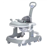 Aide à la marche anti-basculement pour bébé, trotteur multifonctionnel pliable et portable pour nourrissons et enfants