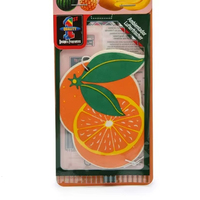 Désodorisant de voiture parfumé aux fruits, pendentif décoratif, ornement suspendu, feuille de parfum solide en papier coton, longue durée