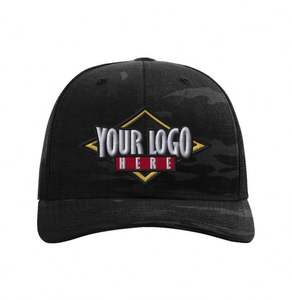 Casquette de baseball unisexe ajustable brodée personnalisée en coton - Product Image 2