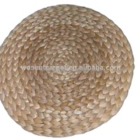 Sous-verres tressés en paille de jacinthe d'eau faits à la main napperons isolants antidérapants Table mariage décor à la maison accessoires plante