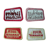 Patch brodé personnalisé auto-adhésif ou à coudre pour vêtements