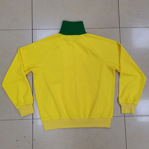 Chaqueta de baloncesto de pista clásica de entrenamiento de corredor para hombre rojo poliéster 100% con logotipo bordado personalizado en blanco barato - Product Image 6