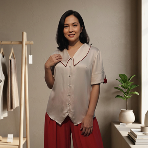 เสื้อเชิ้ตผู้หญิงใส่สบาย ดีไซน์หรูหรา เหมาะสำหรับใส่ทำงาน ใส่เที่ยว หรือใส่ลำลอง ซื้อโดยตรงจากผู้ผลิต - Product Image 2
