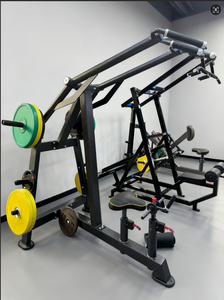 Máquina de Gimnasio Comercial CE con Carga de Discos para Ejercicios de Espalda, Máquina de Remo Sentado, Máquina de Remo con Polea Alta, Entrenador de Espalda Alta, Remo de Alta Resistencia - Product Image 2