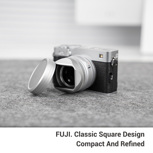 ฮูดเลนส์กล้องอะลูมิเนียมอัลลอยด์รุ่นใหม่จาก JJC สำหรับเลนส์ Fuji <span class=keywords><strong>XF</strong></span> 23mm F2.8 R WR <span class=keywords><strong>XF</strong></span> <span class=keywords><strong>27mm</strong></span> F2.8 R WR รับประกันหนึ่งปี - Product Image 5