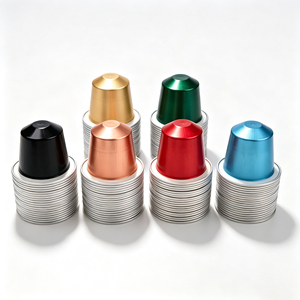 Cápsulas de Café Desechables de Aluminio <span class=keywords><strong>con</strong></span> Tapas, 15 ml, Capacidad de 4-5 g, Multicolores, para Viajes - Product Image 2