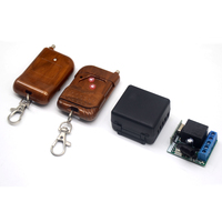 Receptor Universal de 12V CC y 433MHz para Puerta de Garaje, Receptor de Radio para Puerta Automática, Luz, Persiana Enrollable, Motor de Bomba