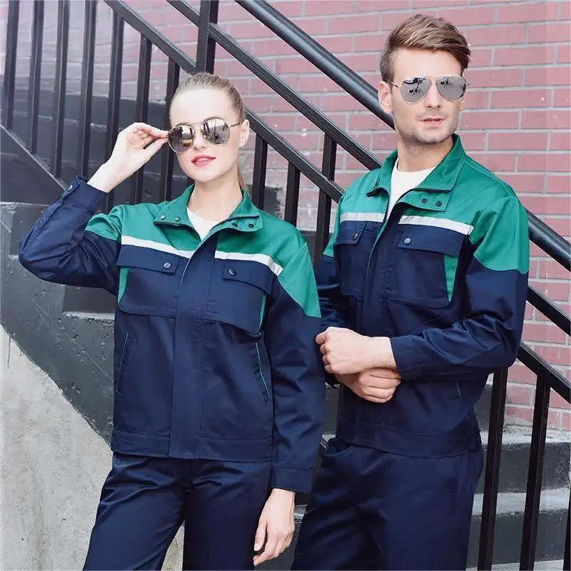 Fashion custom Factory wholesale Protective work clothes for male and female workers at construction site