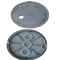 Chine fonderie personnalisé de haute qualité carré circulaire fonte ductile moulage au sable couverture de trou d'homme antivol couverture de trou d'homme en fonte végétale