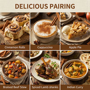 Poudre de cannelle certifiée Halal 21g Épices Assaisonnements Exportation vers le Moyen-Orient B2B Vente <span class=keywords><strong>en</strong></span> gros Aliments et boissons - Product Image 5