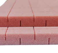 Layanan Pemotongan Inti Panel Sandwich Komposit PVC Tahan Panas HORIZON HXCELL HX100 100 Density untuk Komponen Interior Kereta Api