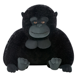 Muñeco creativo de peluche de chimpancé, mono supersuave, venta al por mayor, lindo gorila, juguetes de peluche a granel - Product Image 1