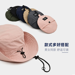 Bucket Hat Sun Protection Cap Nylon Breathable Windproof Summer Outdoor Unisex Folding Hiking Hat - Product Image 5
