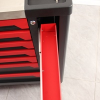 Chariot d'atelier roulant à 7 tiroirs à prix abordable, verrouillable, en fer, pour rangement de garages, armoire à outils OEM personnalisable