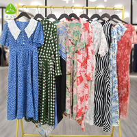 Robes d'été pour femmes Gracer en polyester/coton mélangé, tailles variées, modèle A02-1, prix de liquidation d'usine minimum