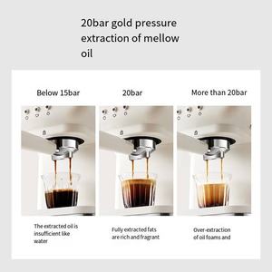 Cafetera Italiana Semiautomática para Oficina en Casa con Espumador de Leche de Alta Presión, Jarra de Acero Inoxidable - Product Image 1
