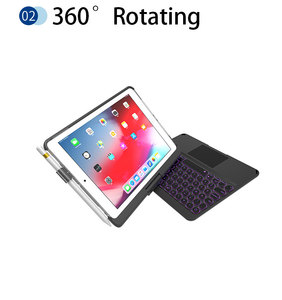 Retro inalámbrico táctil teclado y ratón Teclado retroiluminado para <span class=keywords><strong>Apple</strong></span> Ipad 9,7 - Product Image 3
